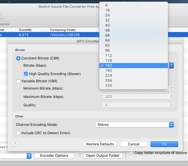 Macで音楽ファイルm4aをmp3形式に変換するフリーソフト